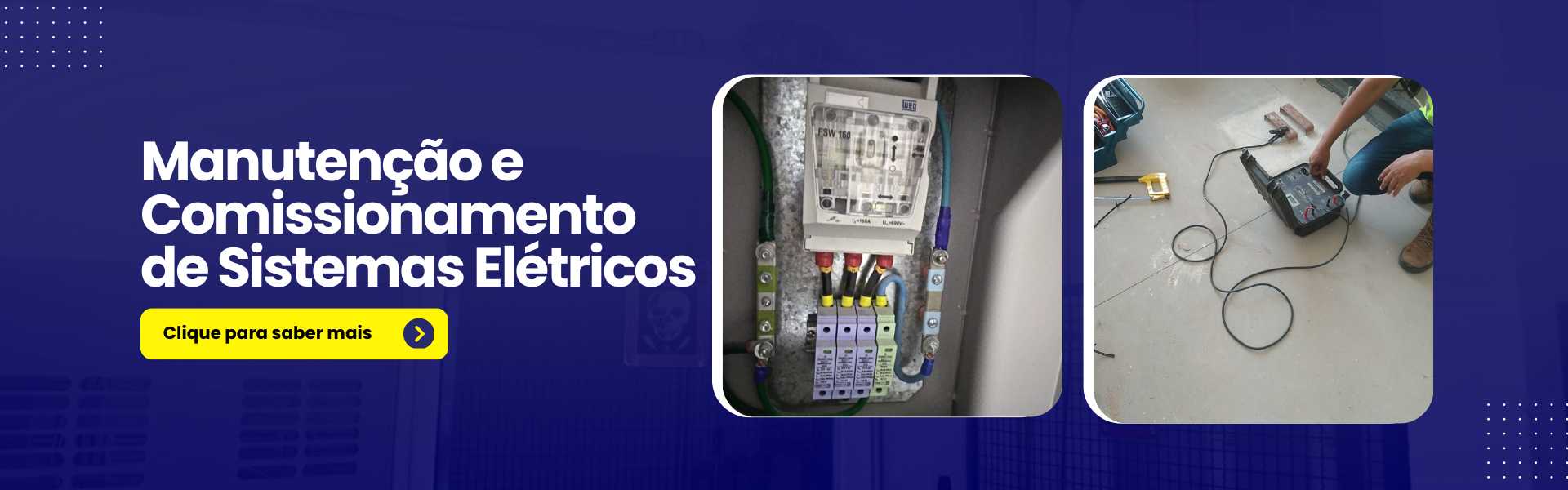 Comissionamento e medições elétricas